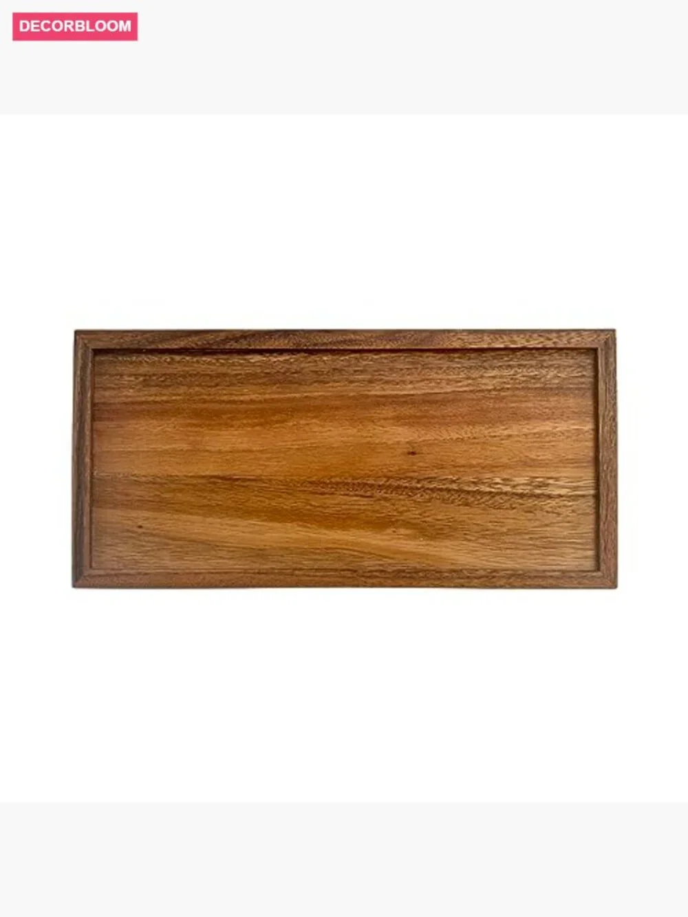 Extra Large Wooden Tea Box, 10 Compartment Acacia Chest